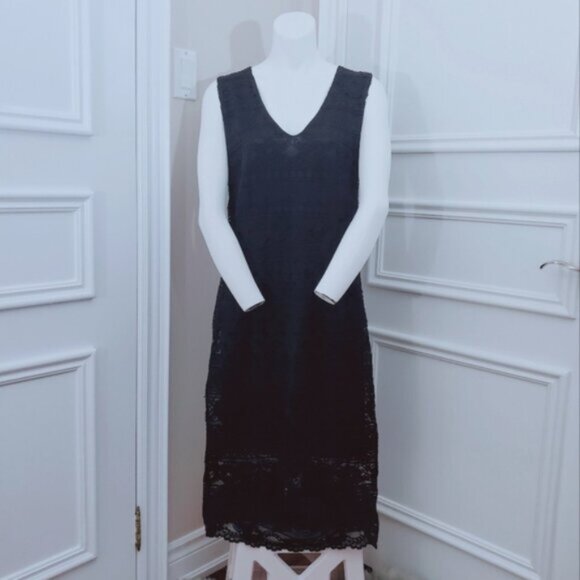 Lace Mid Length Sheath Dress By H&M - Picture 7 of 13